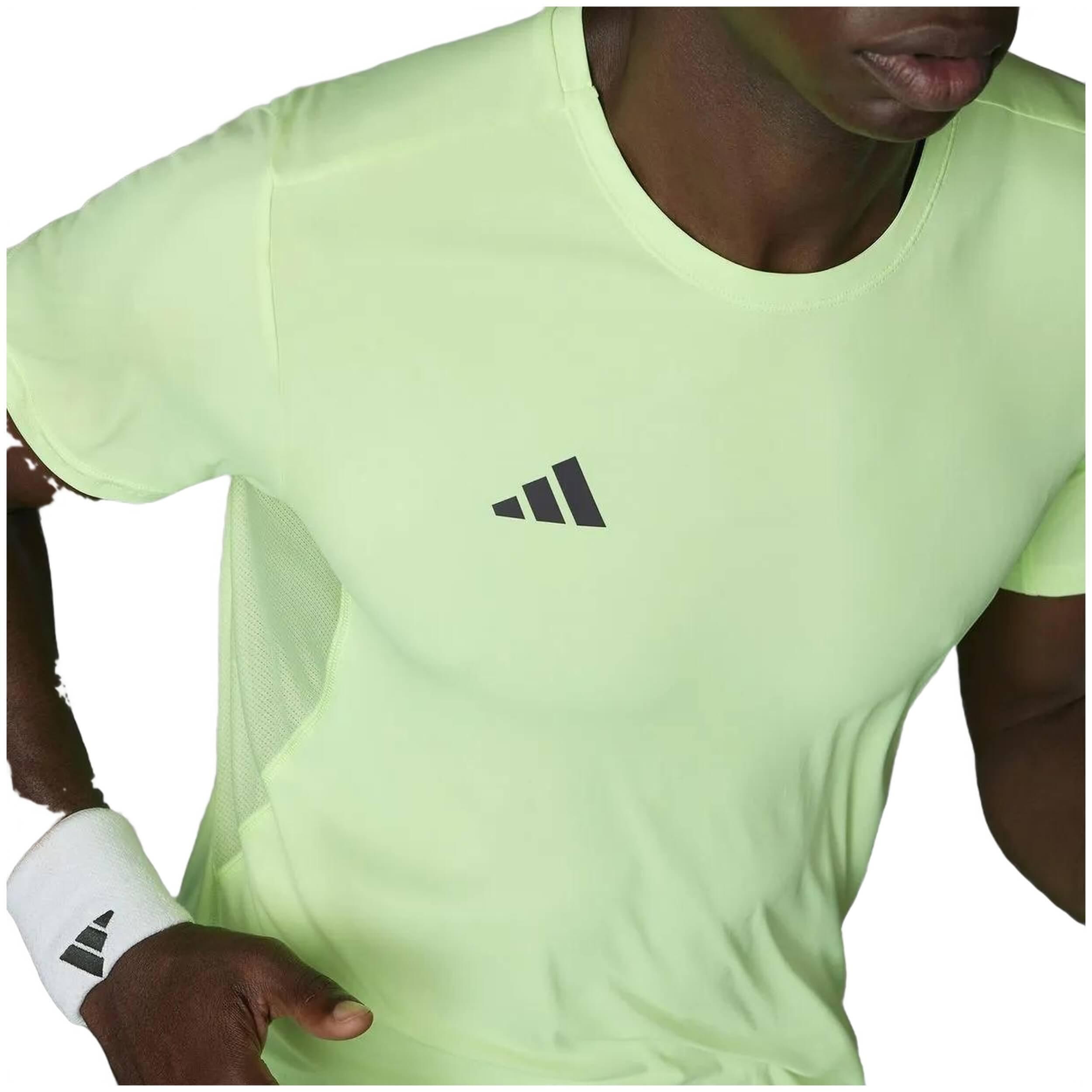 Maillot pour Homme Adidas Adizero Vert 4/4