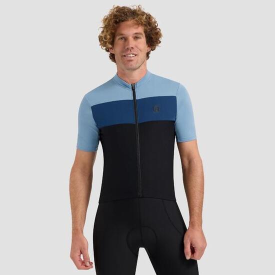 Maillot Manches Courtes Velo Homme - Core Block