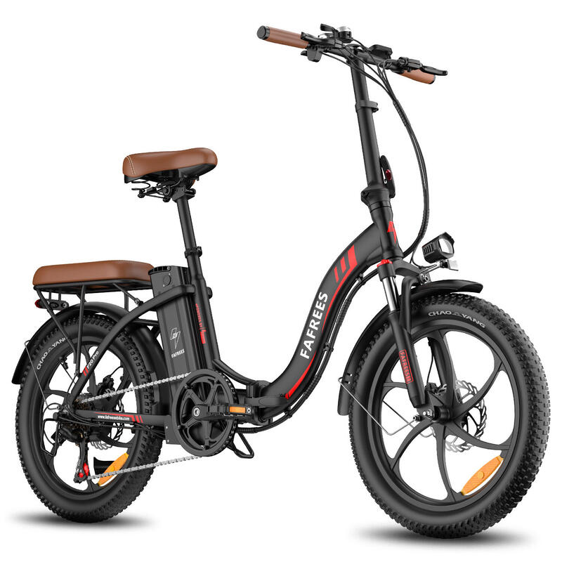Bicicletă electrică pliabilă FAFREES F20 Pro cu baterie de 20 Ah, 7 viteze