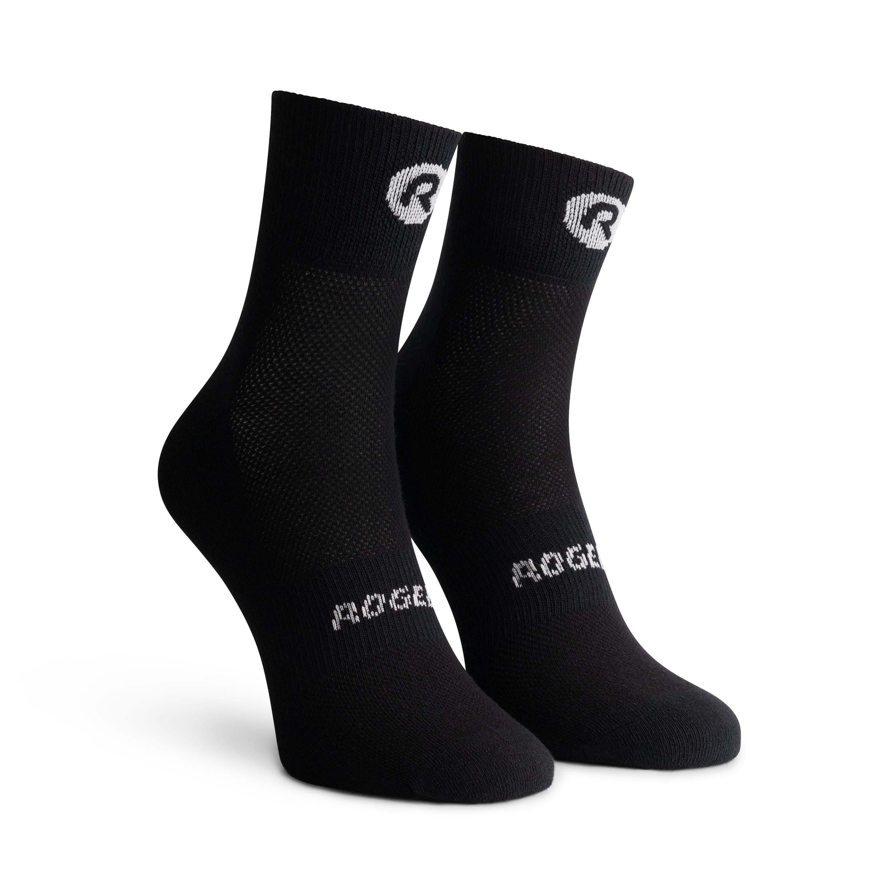 Cyclisme Chaussettes de Vélo Hommes et Femmes 3-pack - Sans Coutures - Noir 3/7