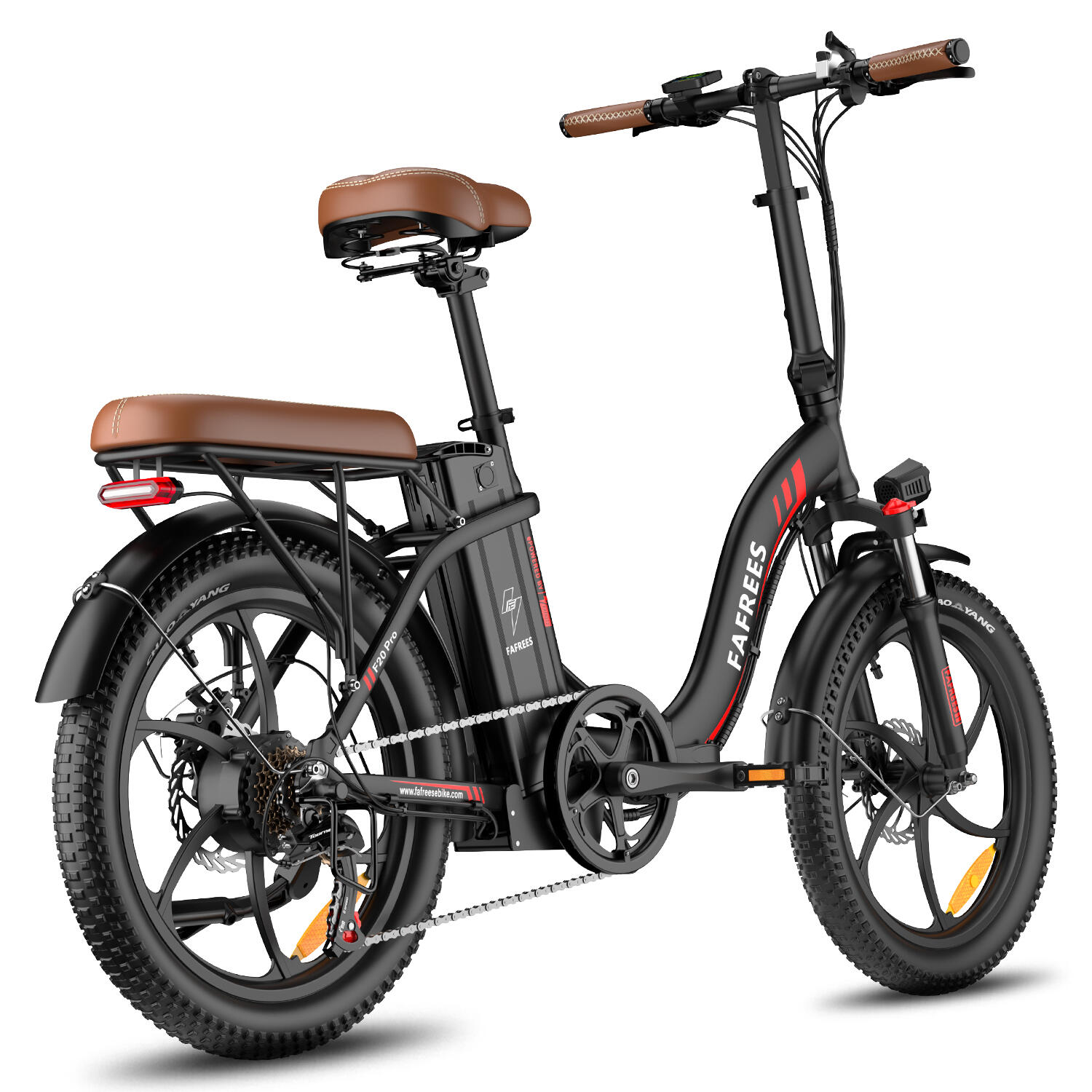 F20 Pro Bicicleta Elétrica 36V 20Ah Bateria Bicicleta Elétrica Dobrável 4/6