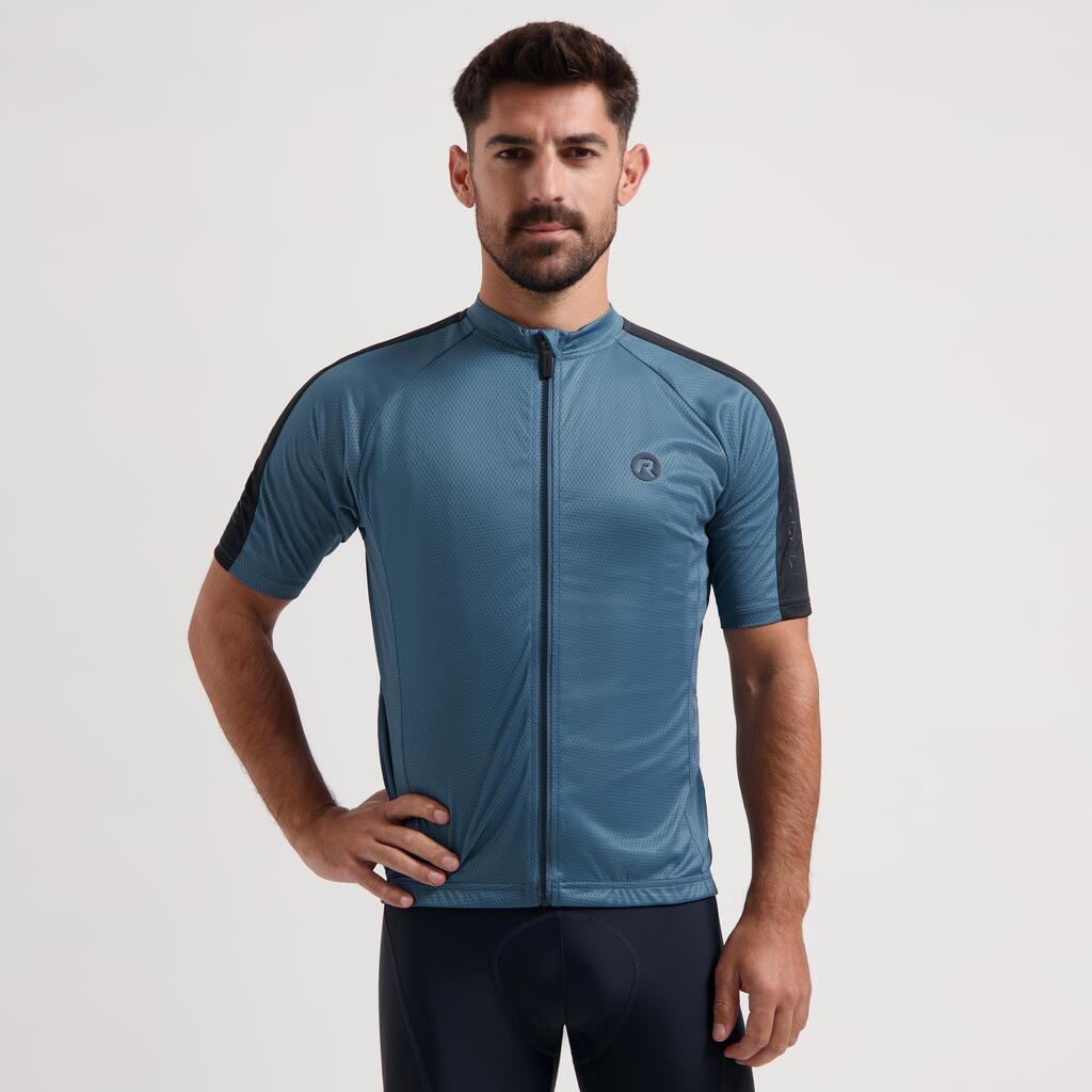 Men's Cycling Jersey Short Sleeve Comfort Fit Explore Blue