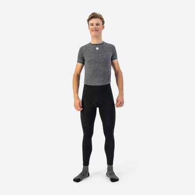 Lange fietsbroek zonder bretels heren essential