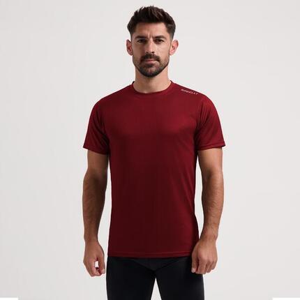 Laufshirt Kurzarm Herren Atmungsaktiv Sport-T-Shirt
