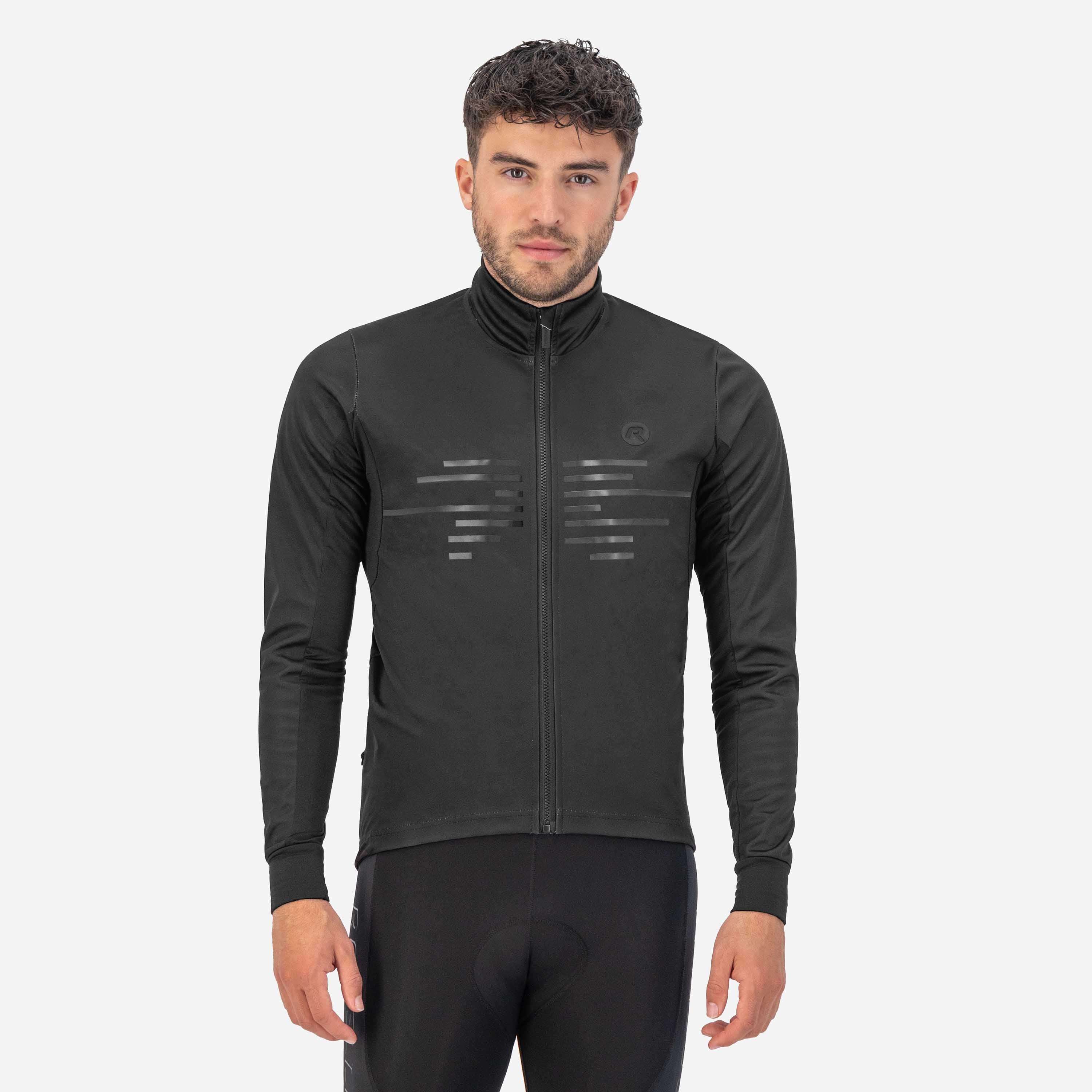 ROGELLI Slabá softshellová bunda Rogelli RADIUS s prodyšnými panely do mírné zimy