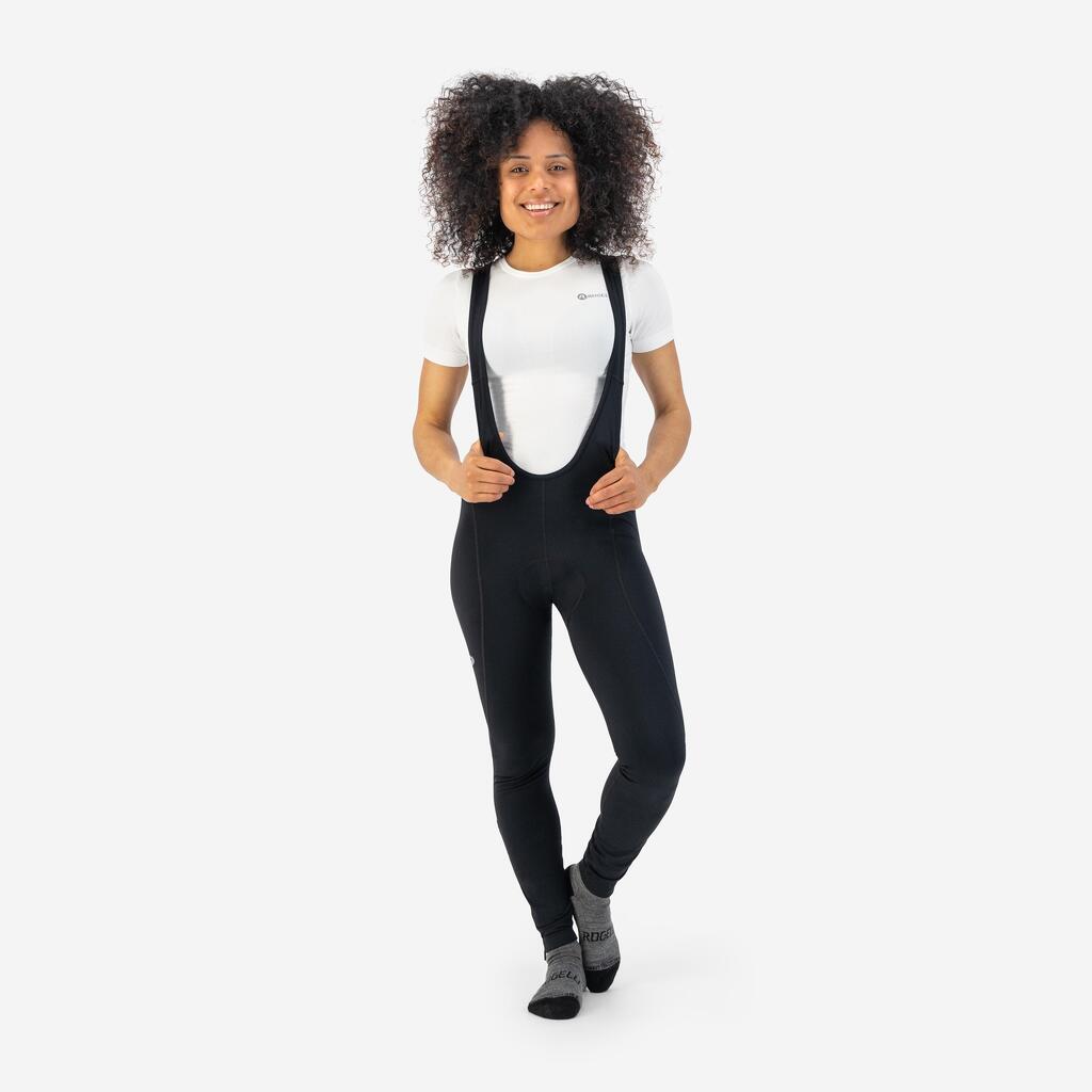 Long Cycling Shorts with Bibs Women Core