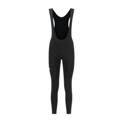 Lange fietsbroek met bretels dames core
