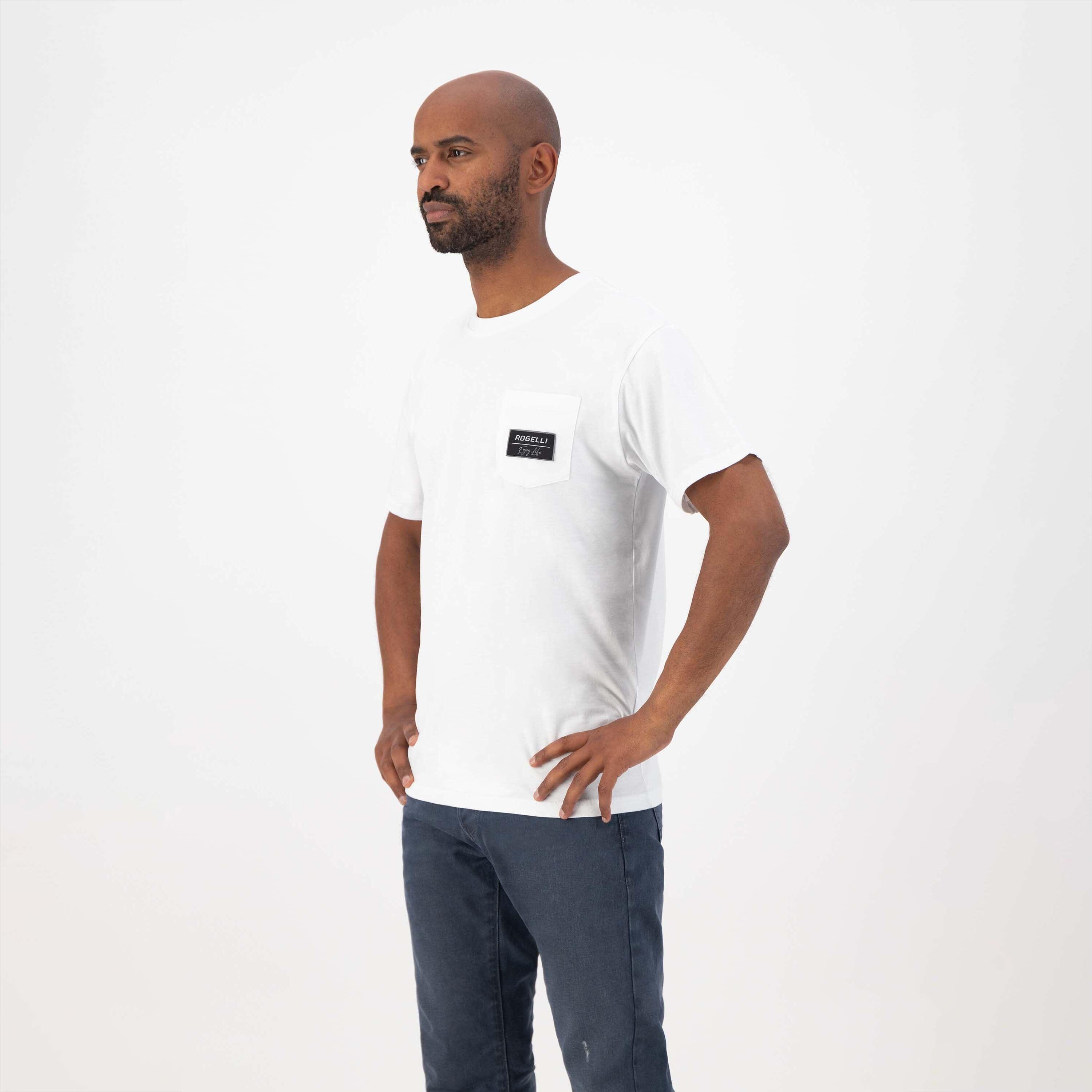 Sportshirt Korte Mouwen Heren Pocket TShirt 5/7