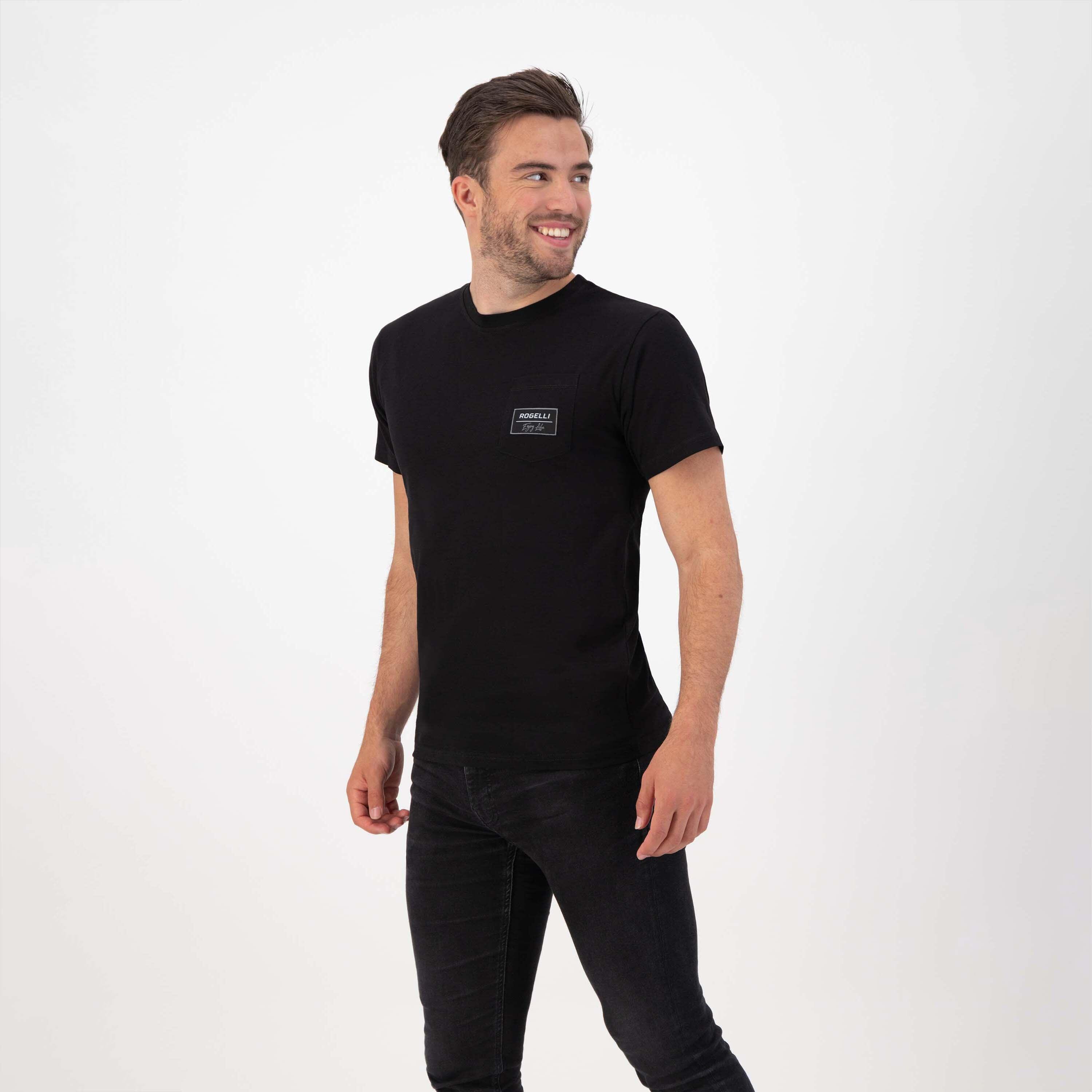 Sportshirt Korte Mouwen Heren Pocket TShirt 5/7