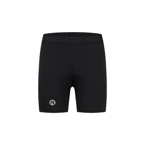 Sous-vêtement de Cyclisme avec Peau Hommes - Sous-vêtement de Vélo - Noir