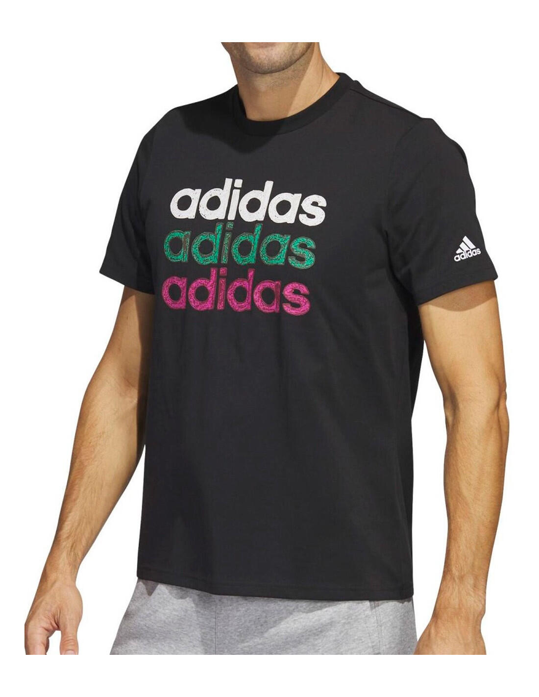 ADIDAS Core M Mult G - T-Shirt 3/4