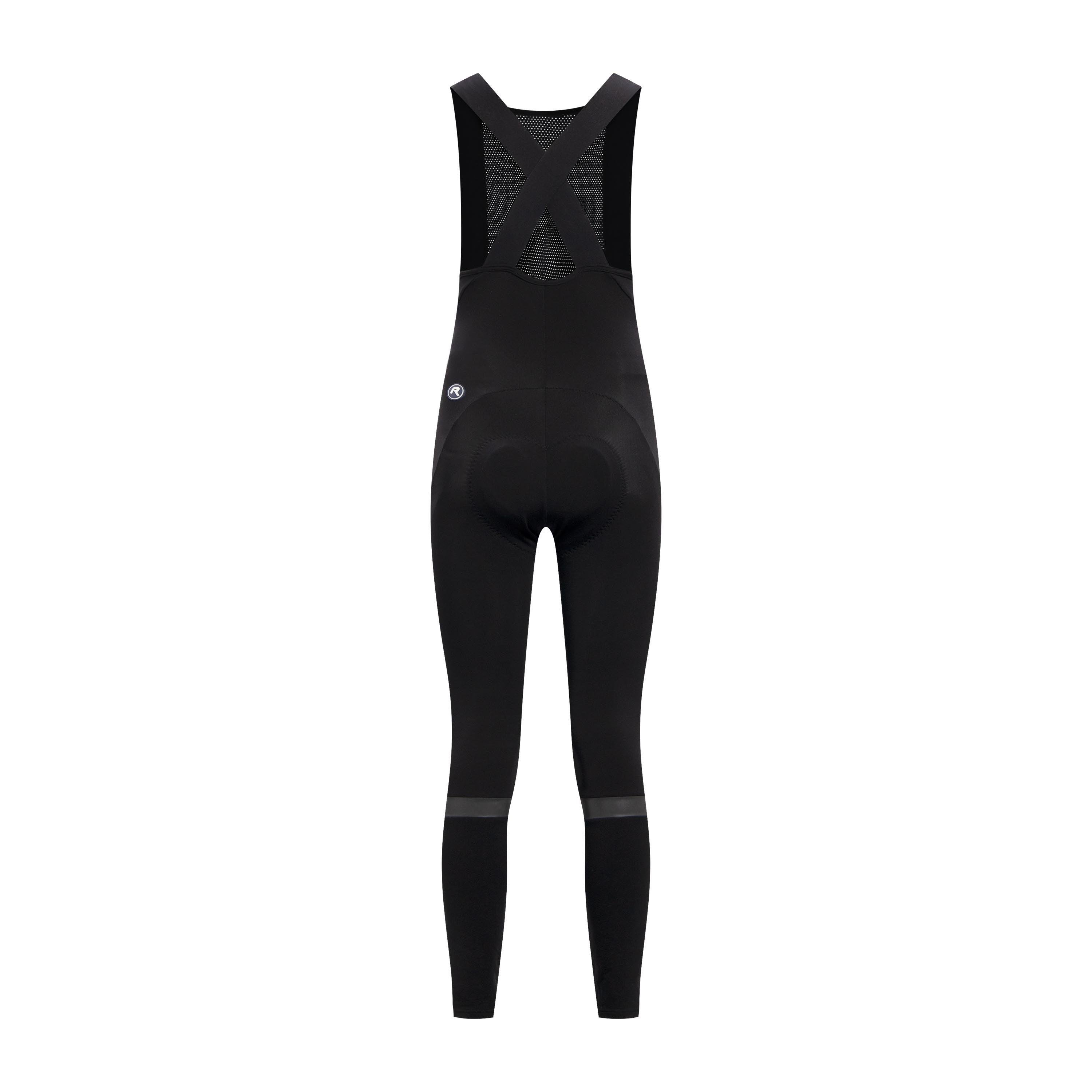 Lange Fietsbroek met Bretels Dames Mono 3/7