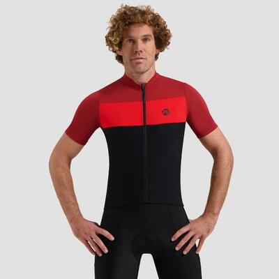 Fietsshirt korte mouwen heren core block
