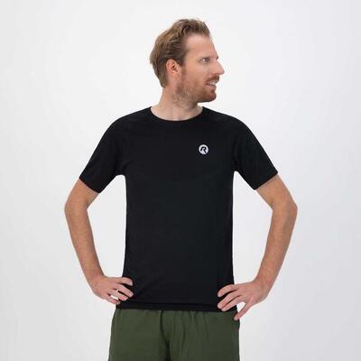 Hardloopshirt ademend sportshirt korte mouwen heren essential