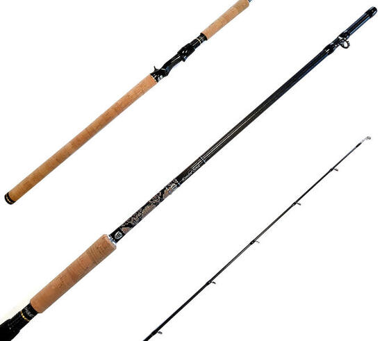 Canne da pesca con esca Ghost Bassa Kombat Stick 73 Baitcasting