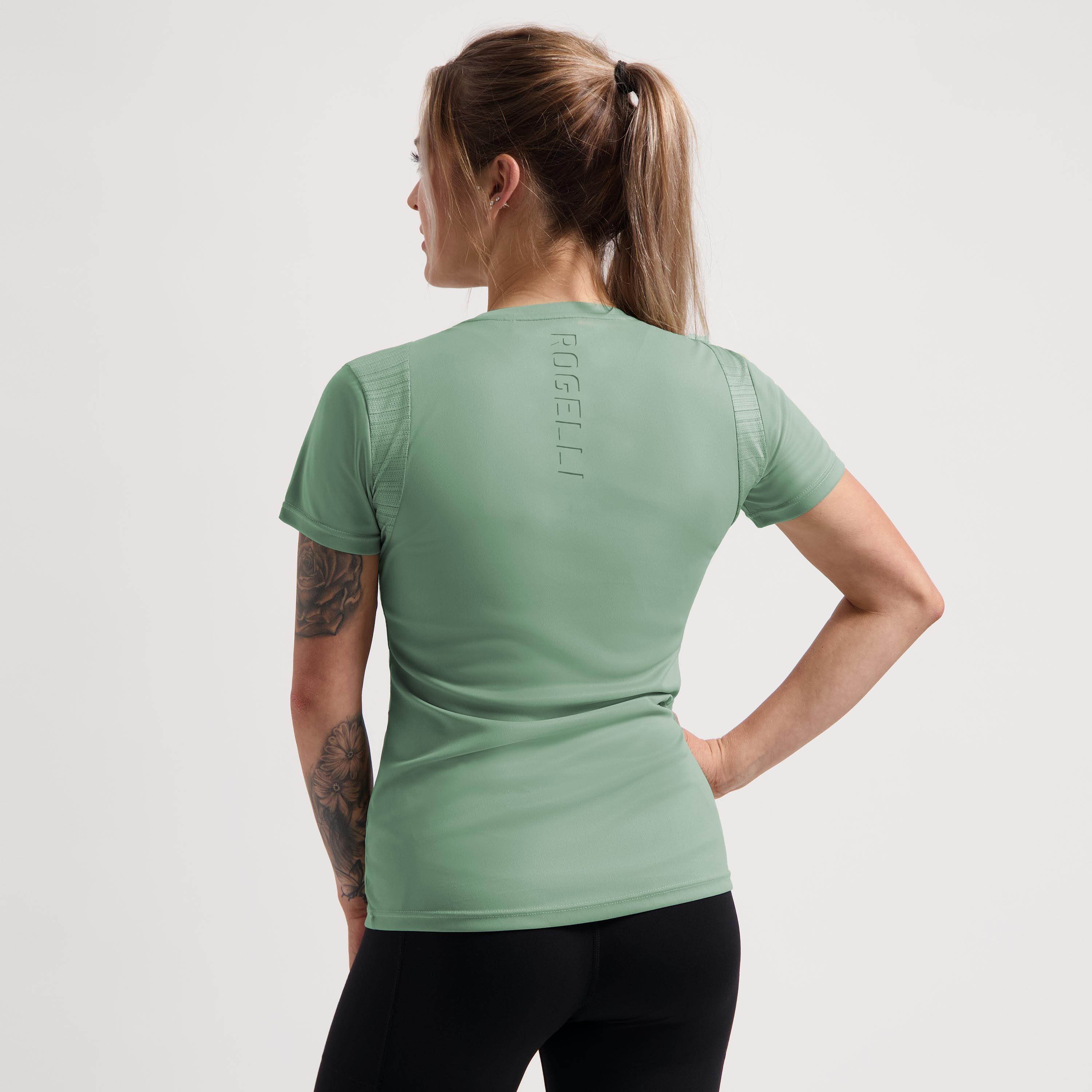 CRZ YOGA Naadloze workouttops voor dames, korte mouwen, atletische T-shirts, ademende gym-hardloop-yogashirts zwart XS