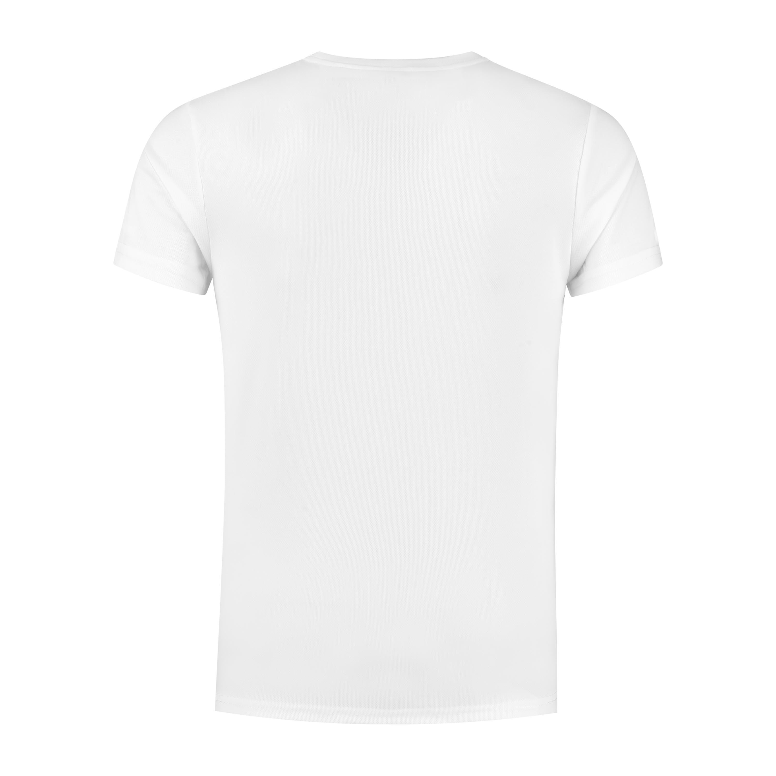 Hardloopshirt Korte Mouwen Heren T-Shirt Hardlopen Wit 3/7