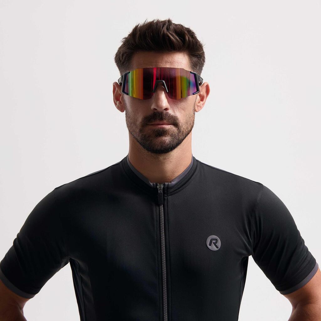 Cycling Glasses for Men and Women - Category 3 - Black/Red - Sabre