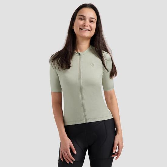 Maillot Vélo Route Manches Courtes Femme Essential II