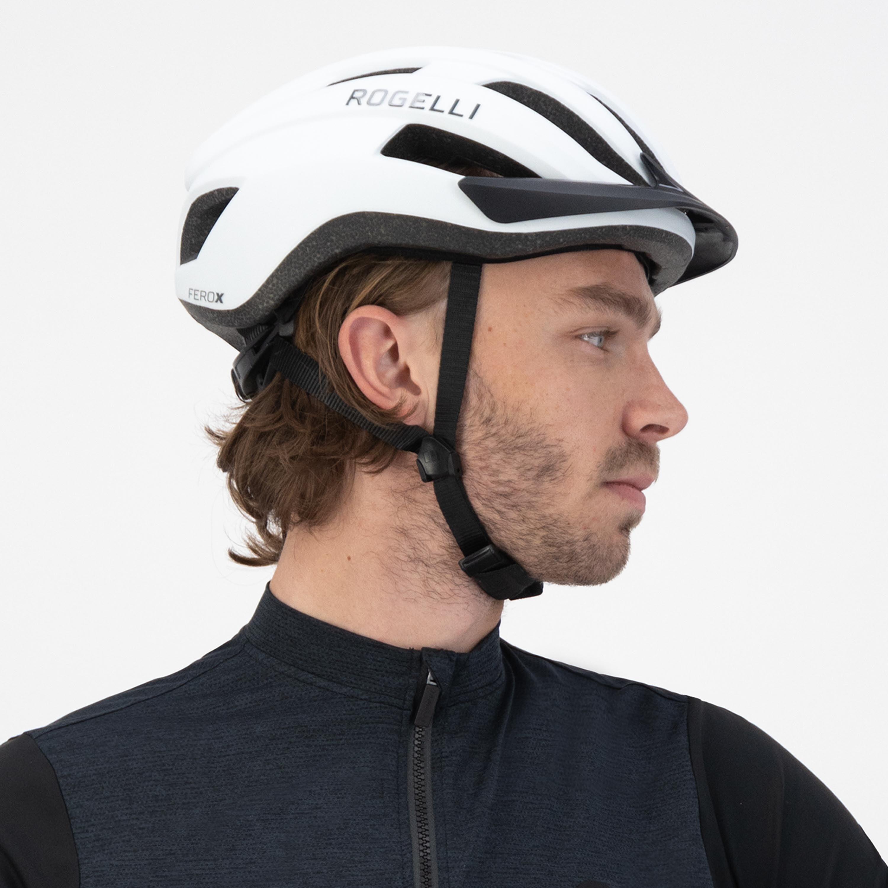 Wielrenhelm Fietshelm Volwassenen Wit Ferox II 5/7