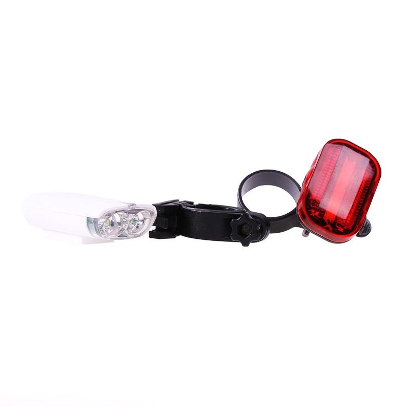 Lampki rowerow 15 CHIP LED Profex przednia/tylna na baterię 2 szt.