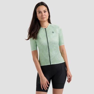 Fietsshirt korte mouwen dames essential graphic ii