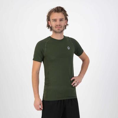Hardloopshirt ademend sportshirt korte mouwen heren essential