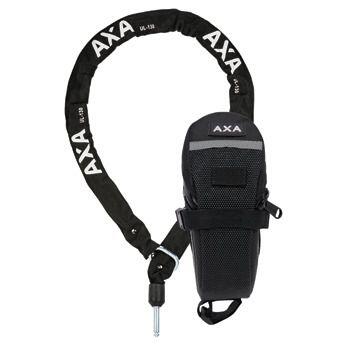 AXA ULC 130 Plug-in Chain Lock — 130 cm, Black.