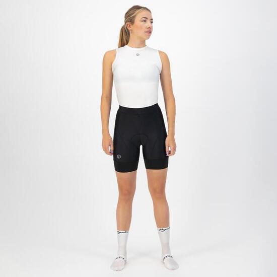 Spodenki rowerowe Rogelli Essential II z wkładką żelową, damskie, czarne