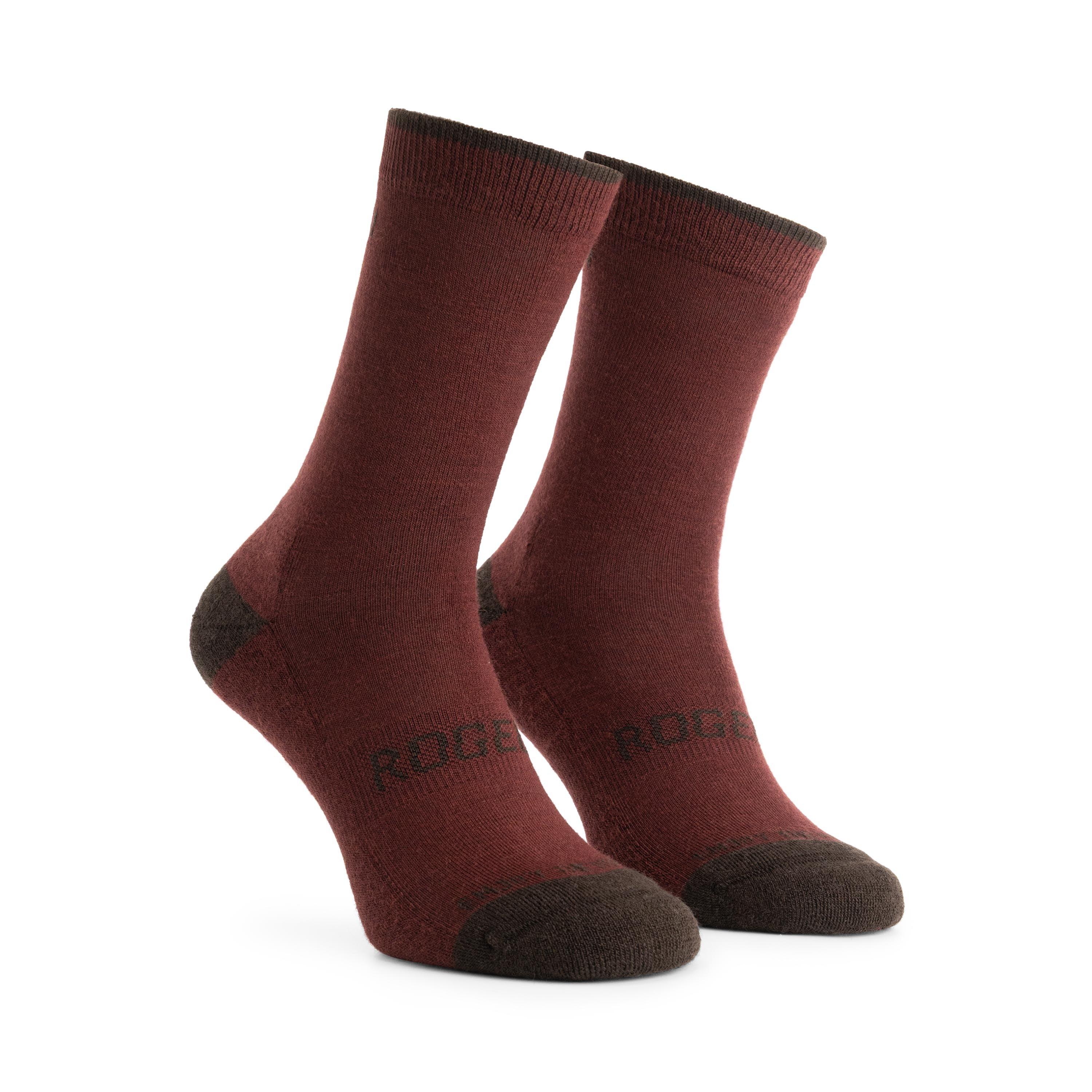 Skarpetki zimowe unisex Rogelli Merino z owczej wełny 2-pack 5/7