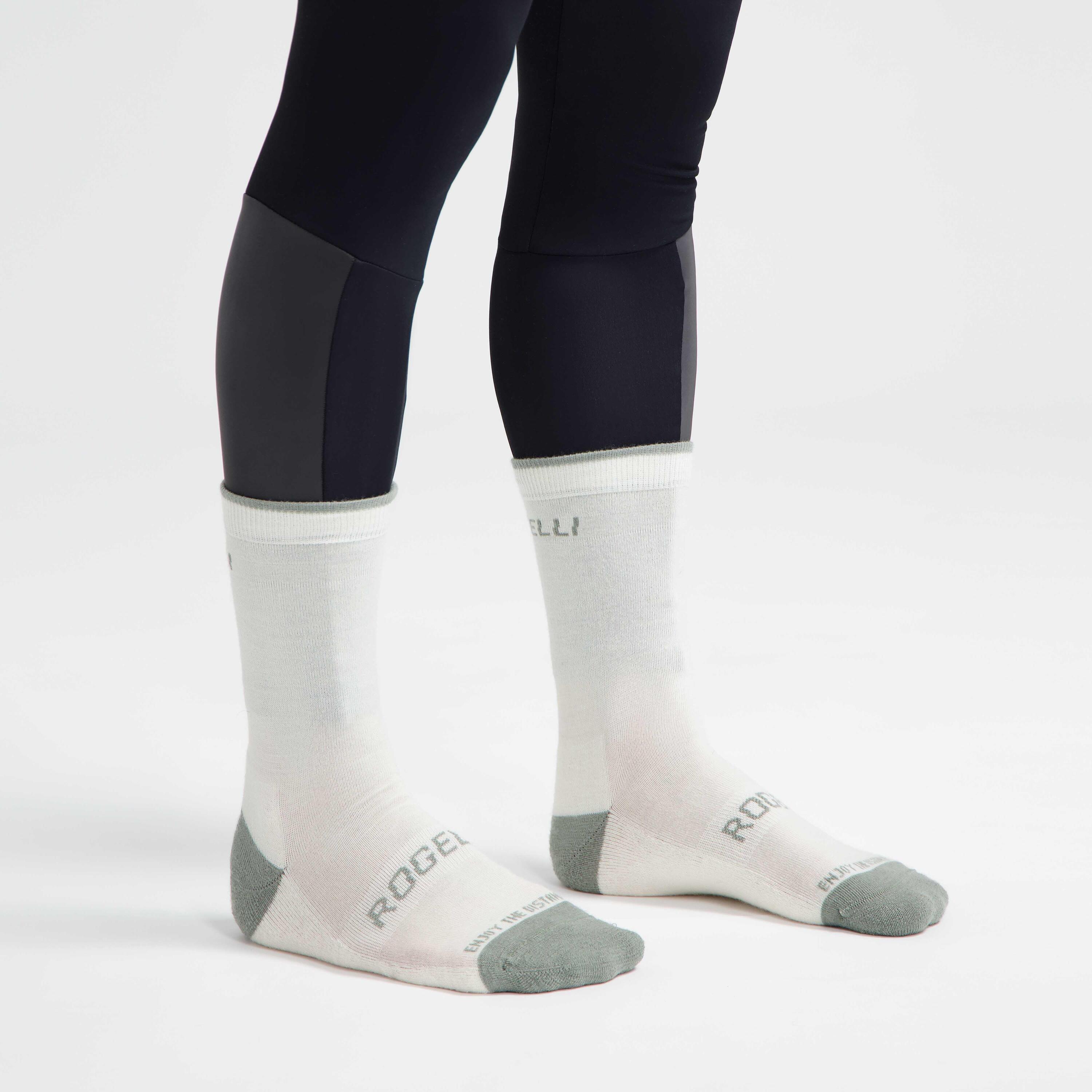 Skarpetki zimowe unisex Rogelli Merino z owczej wełny 2-pack 2/7