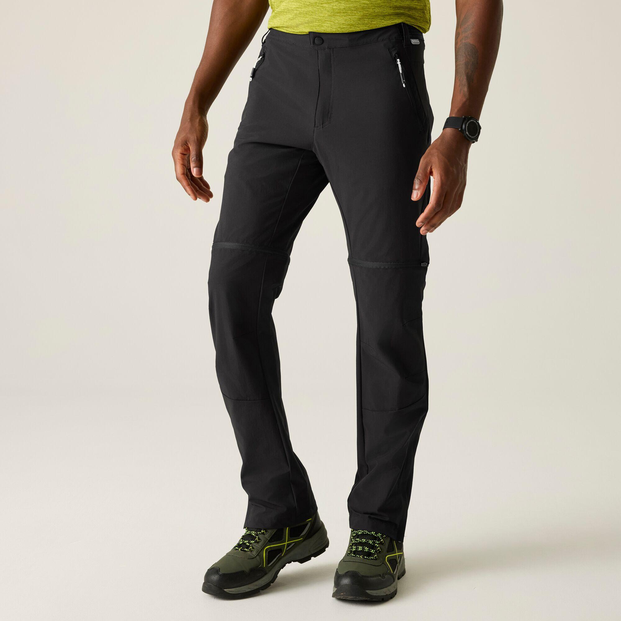 Pantaloni Cargo Trekking Uomo Leggeri Asciugatura Rapida | Con Cerniere E Tasche Multiple | Vita Elastica E Polsini Regolabili