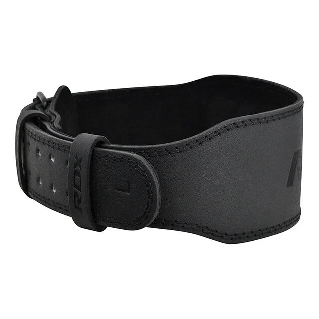 RDX 4-Zoll-Leder-Gewichthebergürtel für das Fitnessstudio 2/3