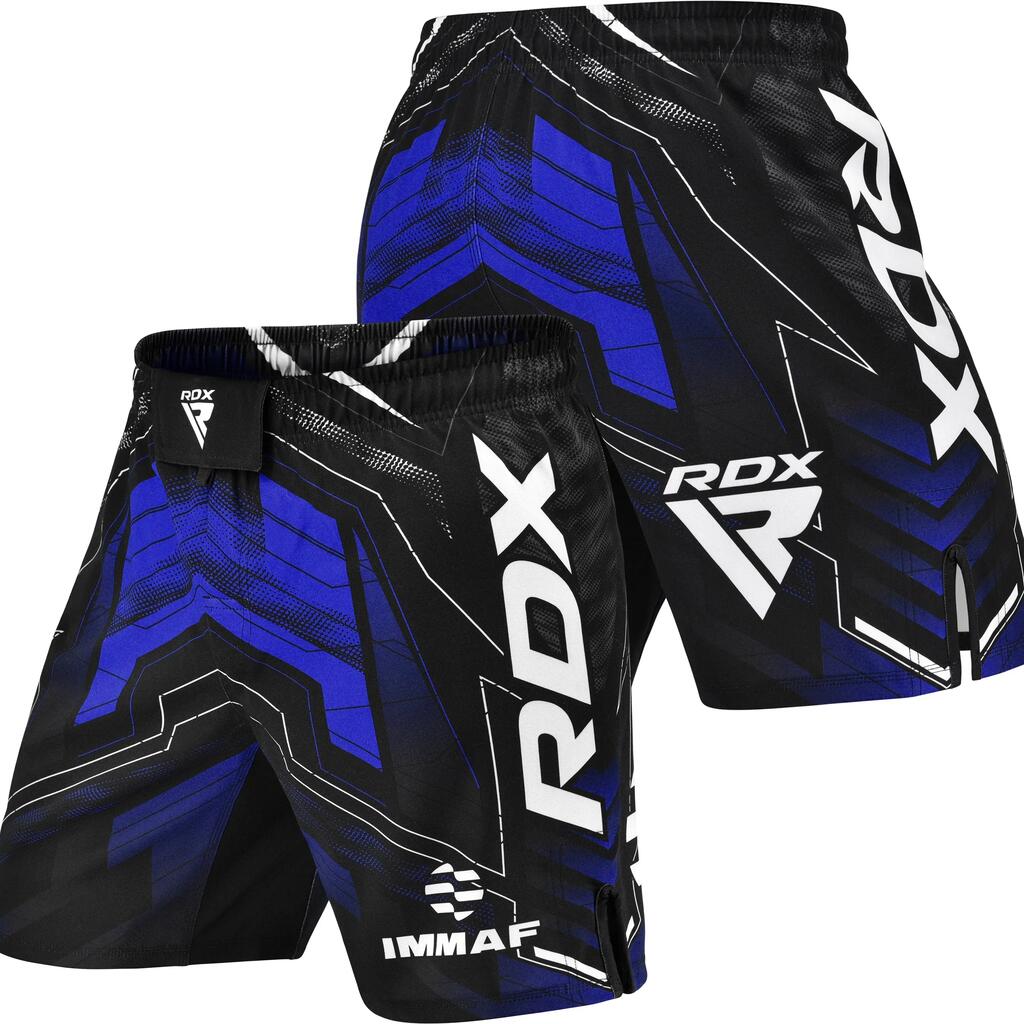 RDX IMMAF Approved MMA Fight & Training Shorts Blue