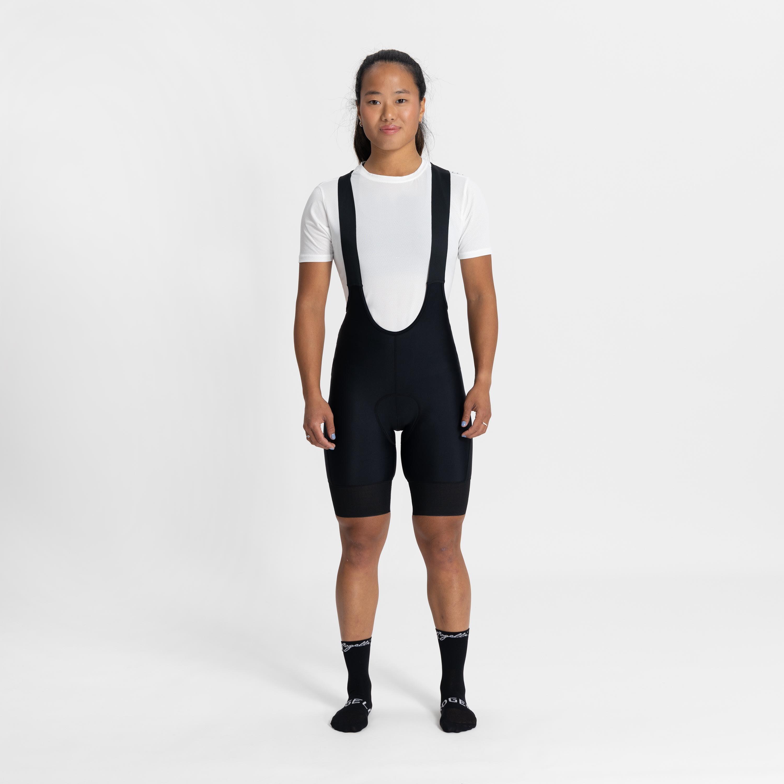 Radhose Kurz Mit Träger Damen - Power 6/7