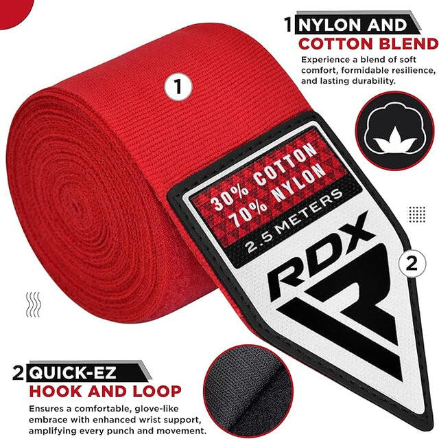 Handbandagen 2,5 Meter rot 2/3