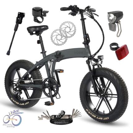 Rower Elektryczny Składany FatBike I-Bike ORSO Koła 20