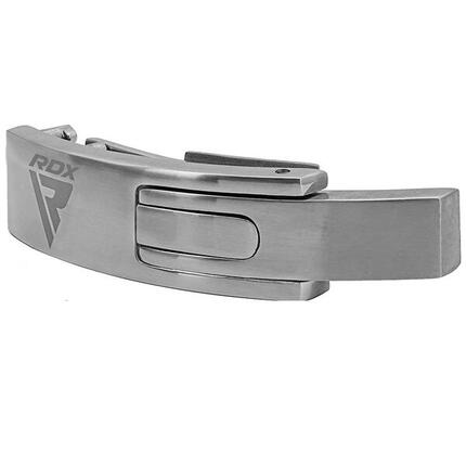 Boucle de ceinture de musculation RDX T1 chromée
