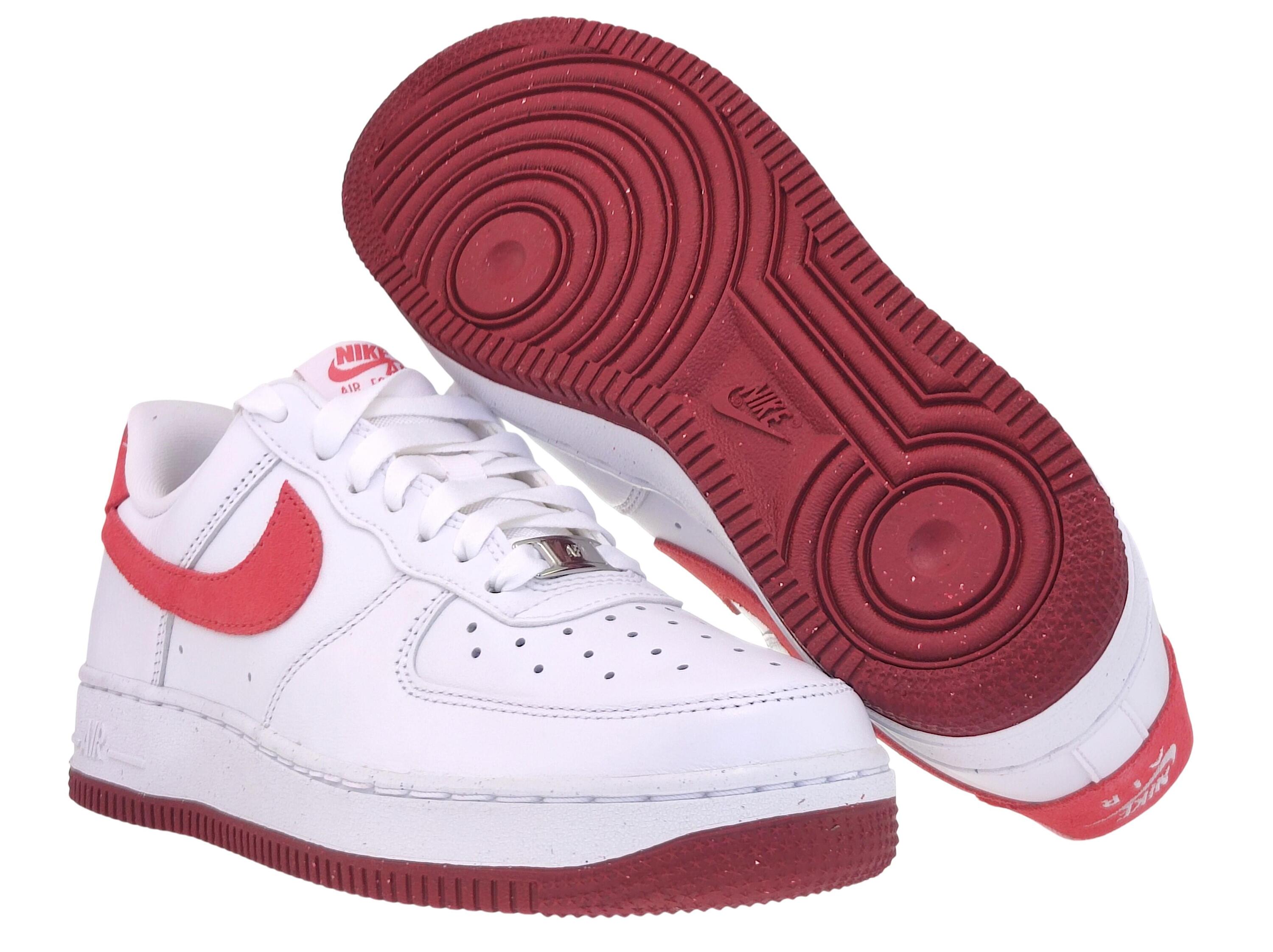 Nike Air Force 1 '07 FQ7626-100 White/Adobe-Team Red 38 3/5