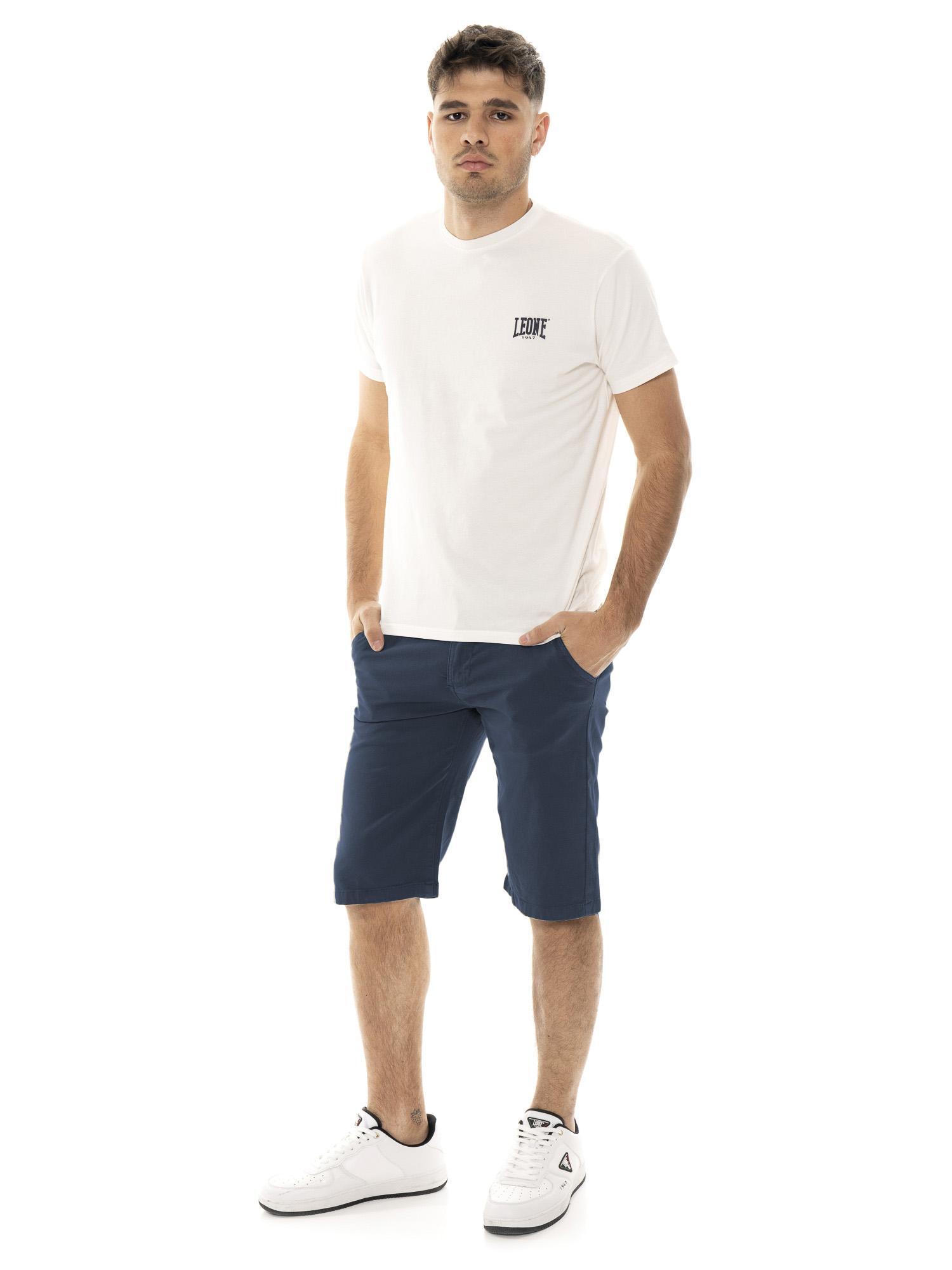 Bermudas chinas de hombre Leone Easy en sarga elástica 2/5