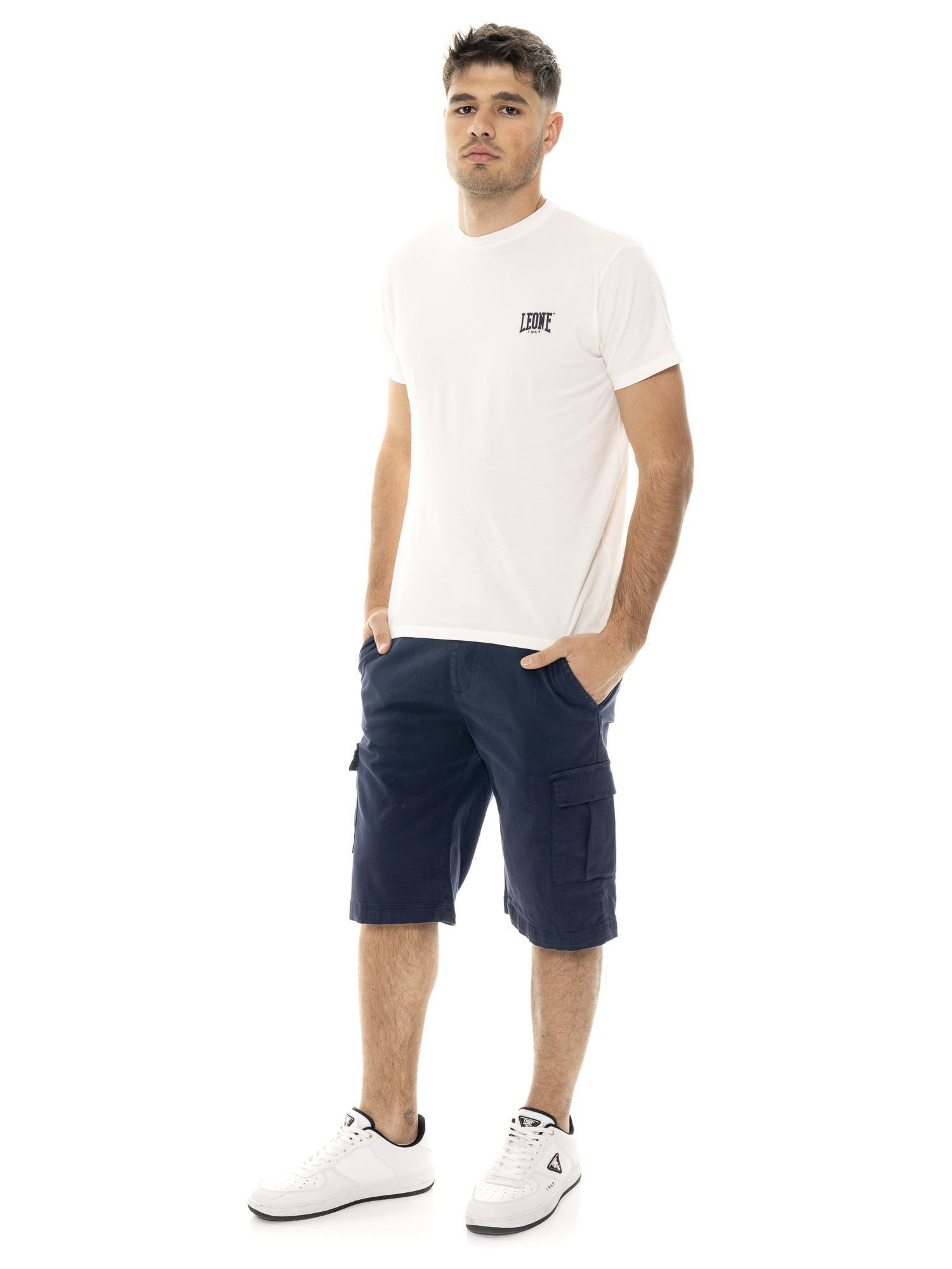 Bermuda cargo en sergé extensible Leone Easy pour homme 2/5