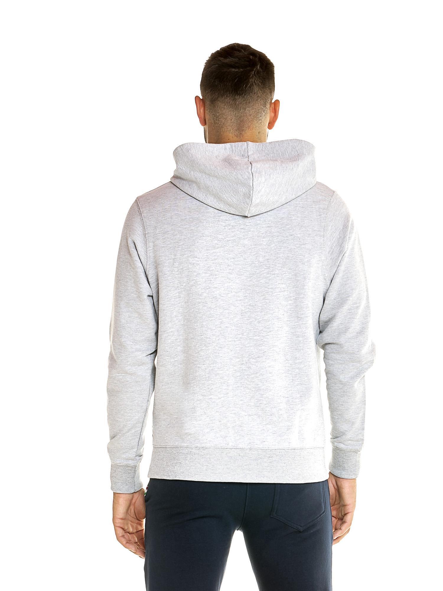 Felpa Leone uomo con cappuccio e zip Basic 4/8