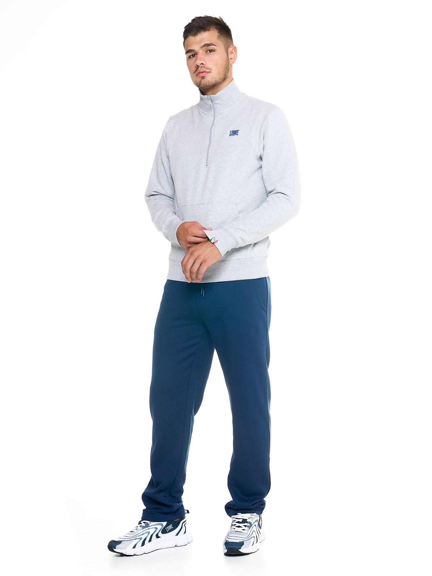 Felpa uomo con zip collo alto linea Basic 2/8