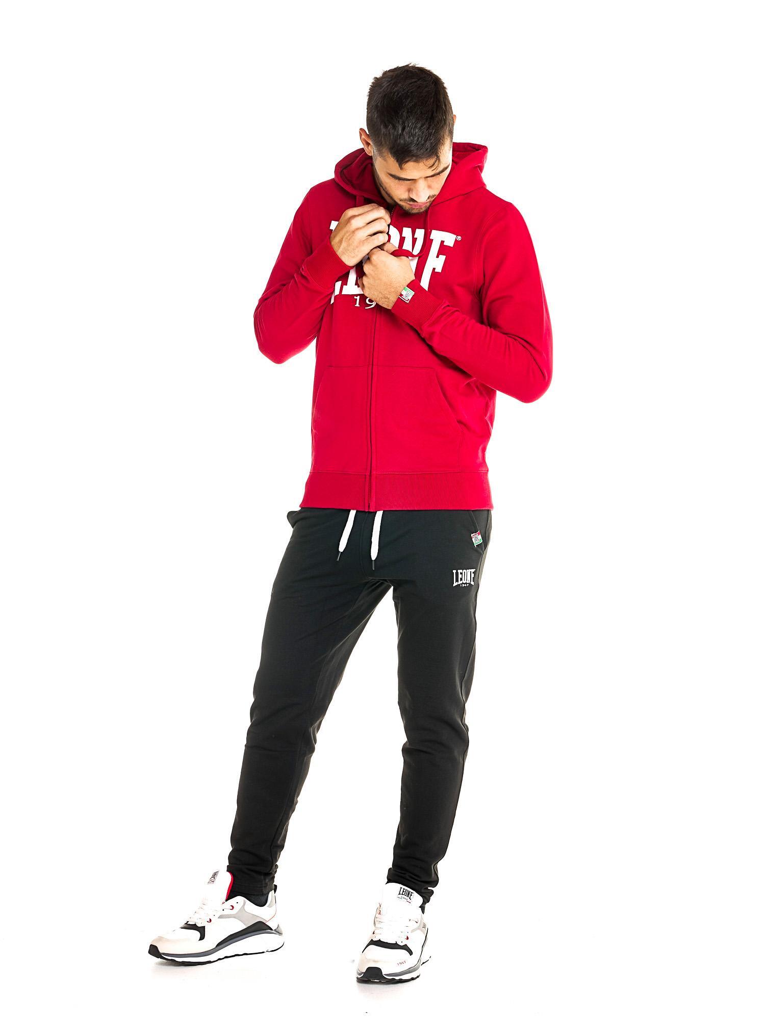 Felpa da uomo con cappuccio e zip Leone 1947 Apparel 2/8