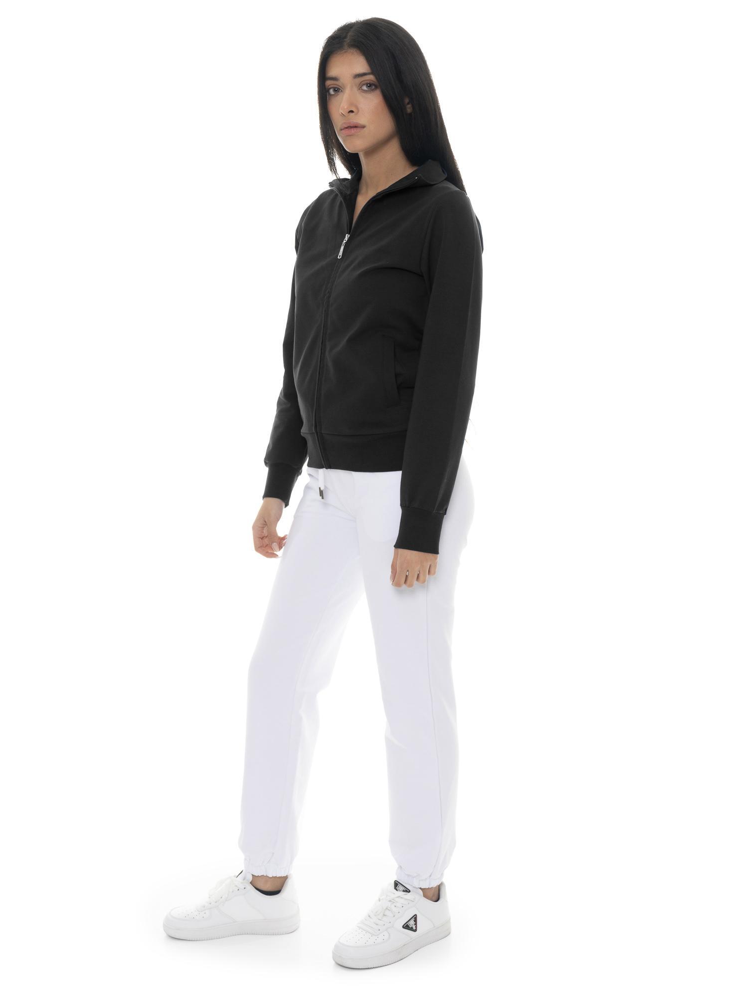 Bluzy damskie Leone Basic z kołnierzykiem zapinanym na zamek 2/7