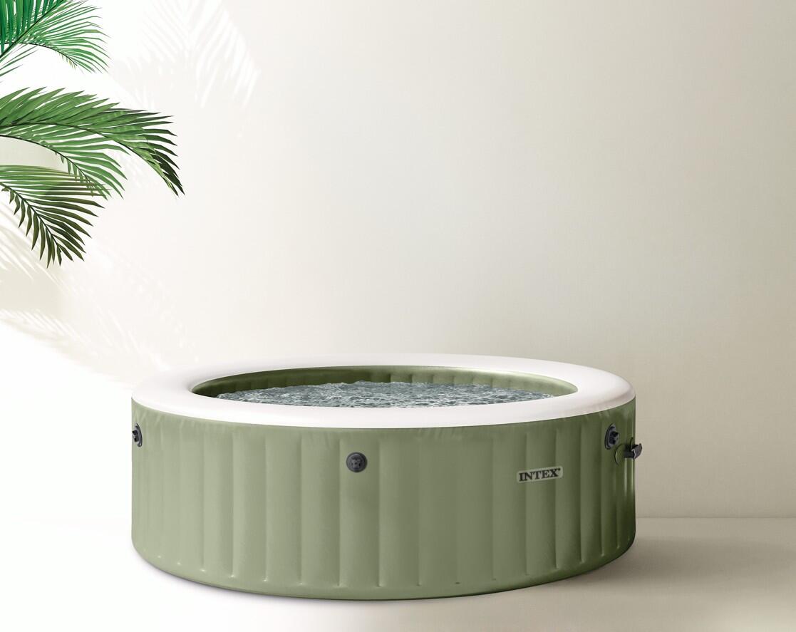 Spa gonflable PureSpa Olive rond Bulles 8 places 2/7
