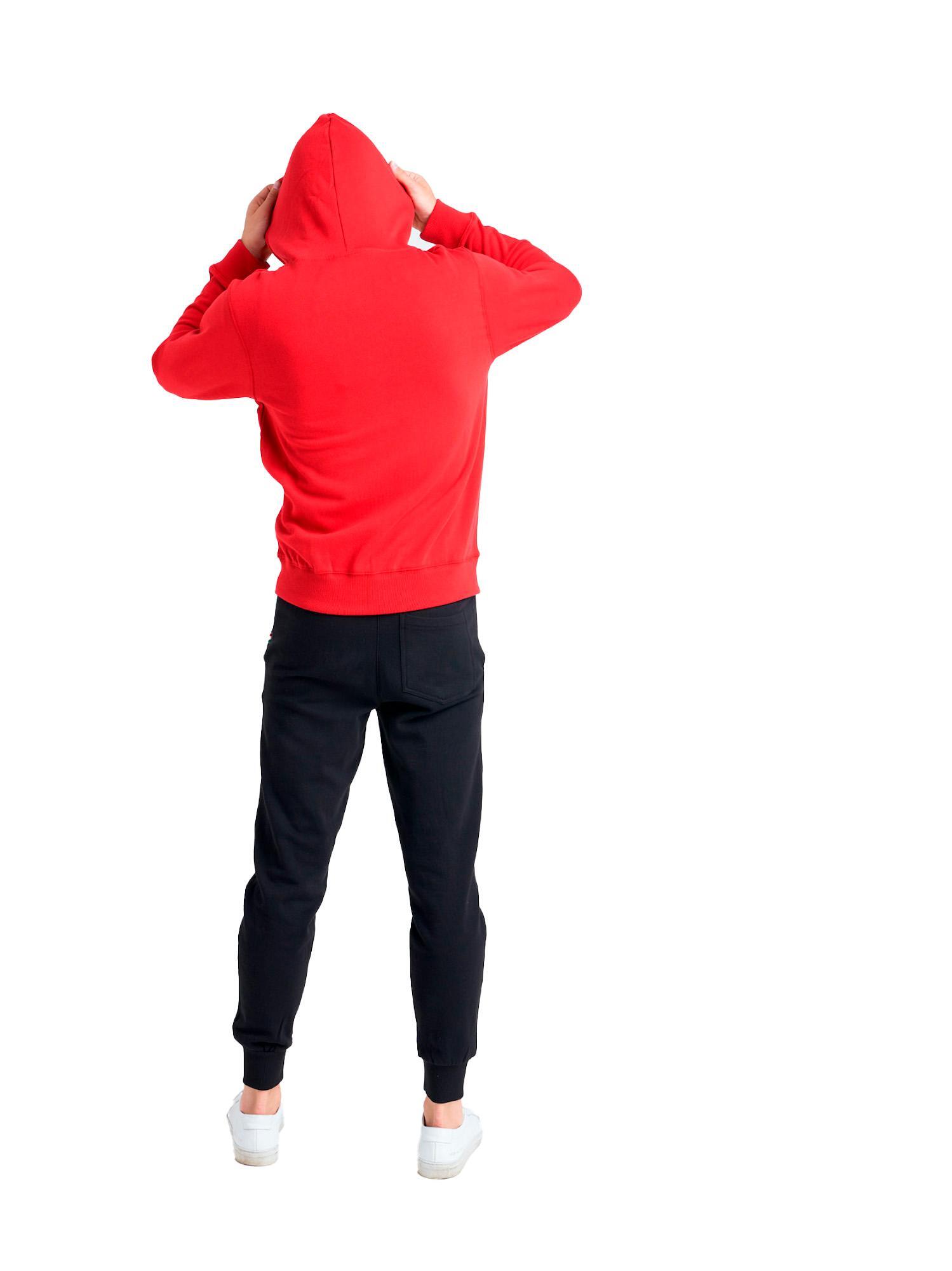 Felpa Leone uomo con cappuccio e zip Basic 4/7
