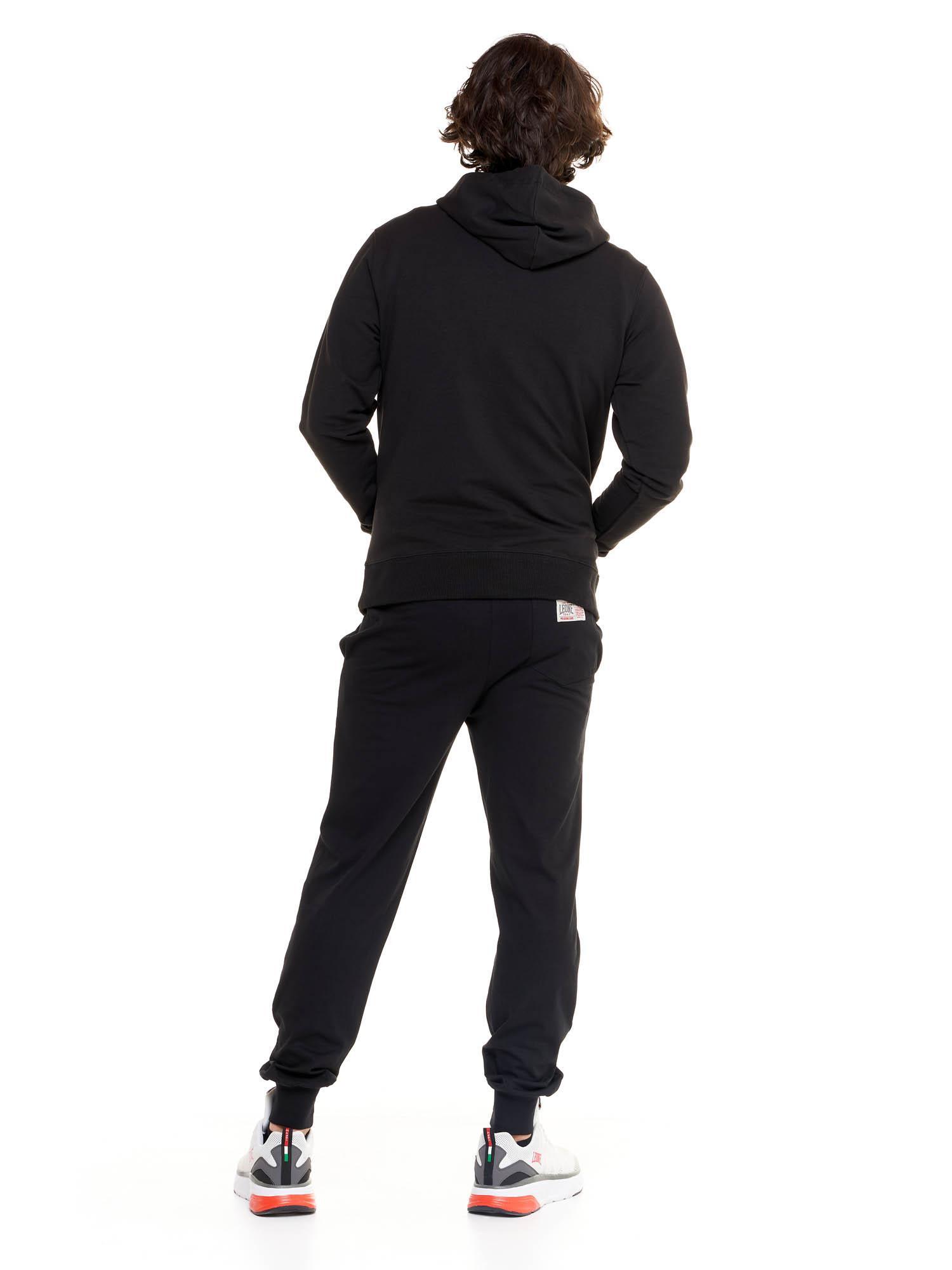 Sudadera con capucha hombre Leone 1947 Apparel algodón logo grande 4/8