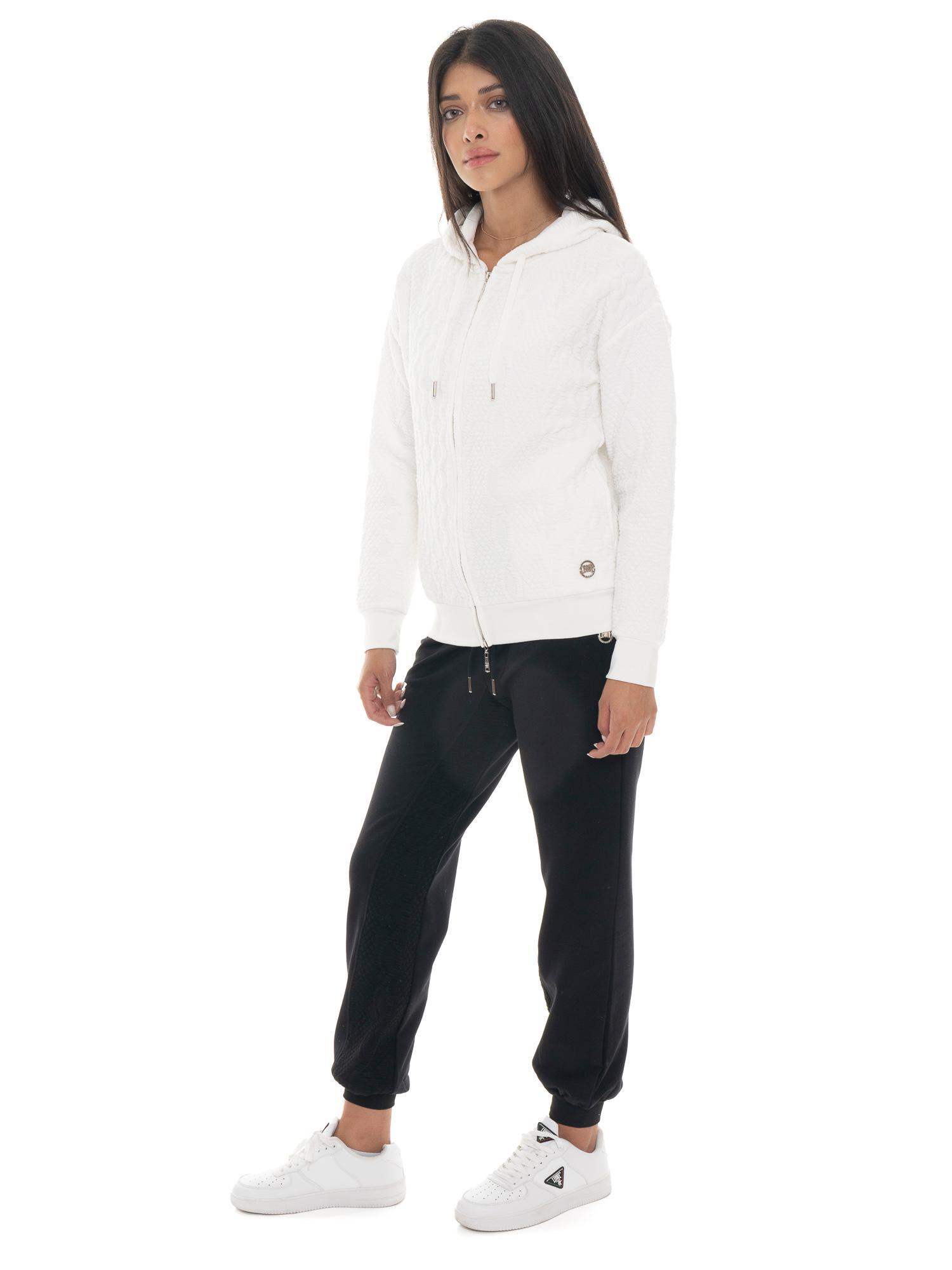 Sweat à capuche femme Leone 1947 Apparel zip 2/7