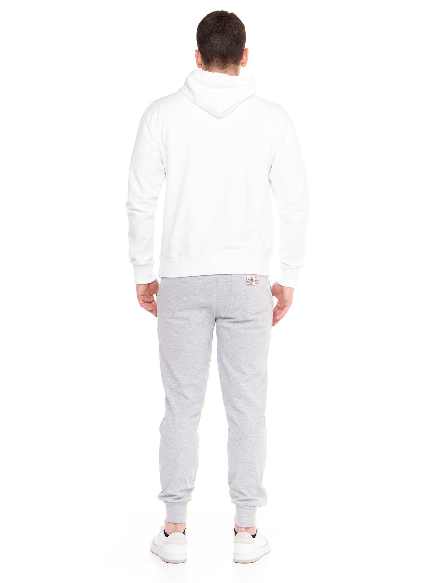 Felpa uomo con cappuccio Leone 1947 Apparel Big Logo, cotone leggero 4/8